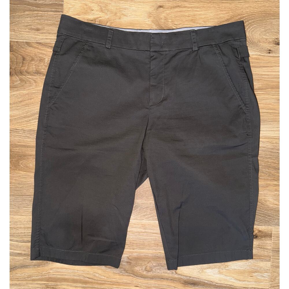 VINCE women's gray Bermuda Shorts - size 12 - OD9 - Picture 9 of 12